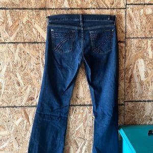 7 for all mankind bootcut jeans size 30